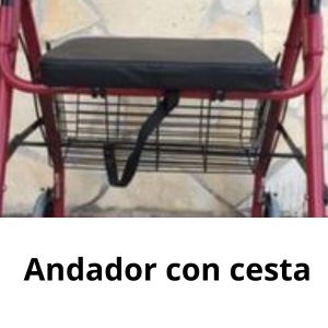 Andador con cesta para ancianos | Lleva lo que Necesites